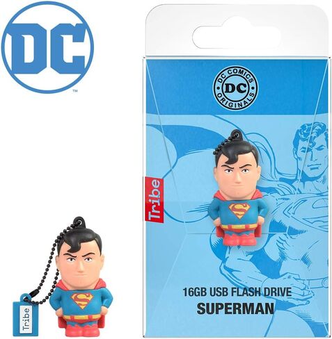 USB stick 16 GB Superman - Original DC Comics 2.0 Flash Drive, Tribe FD031501, clear in Kuwait