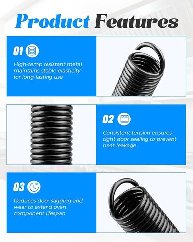 P1089 26-1233 Oven Door Coil Spring Fit for Southbend Ranges in Saudi Arabia