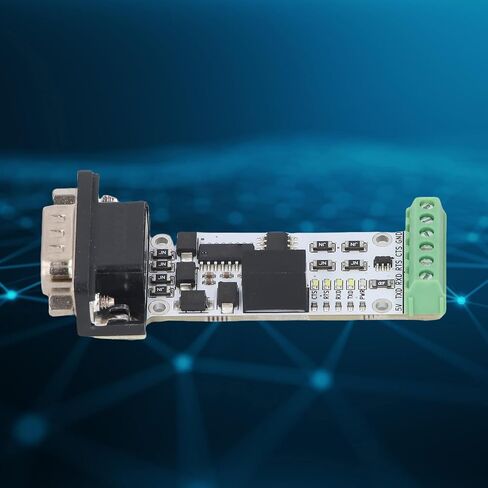 Cuifati RS232 to TTL Serial Port Converter Module with Overcurrent ESD Guard, Original SP3232 Stable Performance, DB9 Male Interface, Magnetic Isolation Circuits, 5V Powered PCB Module in Kuwait