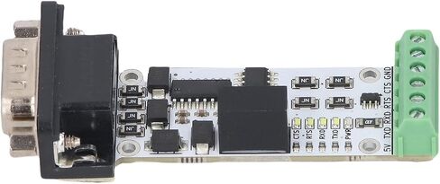 Cuifati RS232 to TTL Serial Port Converter Module with Overcurrent ESD Guard, Original SP3232 Stable Performance, DB9 Male Interface, Magnetic Isolation Circuits, 5V Powered PCB Module in Kuwait