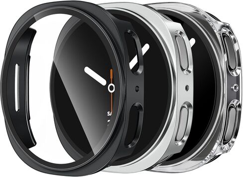DaQin 3 Pack Cases for Samsung Galaxy Watch 8/Watch 9 Screen Protector 44mm in Kuwait
