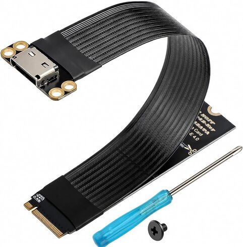 M.2 MVME to Oculink Adapter, PCIe 4.0 x4 to SFF-8611 OCuLink Cable 15cm in Kuwait