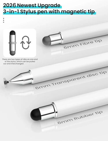 قلم MEKO Stylus لشاشة اللمس، قلم لوحي عالمي 3 في 1 in Kuwait