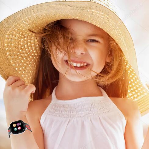 Compatible for Verizon Gizmo Watch 3 2 1/for T-Mobile SyncUP Kids Watch/for Gabb Watch 3 2 1,20MM Kids Size Silicone Watch Band Cute Camo Straps for Gizmo Watch Band Replacement for Kids Boys Girls in Saudi Arabia