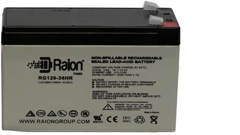 Raion Power RG129-36HR 12V 9Ah Compatible Replacement High Rate Discharge Rechargeable UPS Battery for CyberPower RB1290X4D - 4 Pack in Kuwait