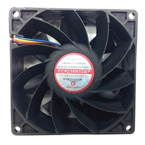 Evercool 92x92x38mm High Speed PWM Fan EC9238H12BP in Saudi Arabia