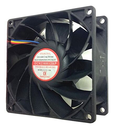 Evercool 92x92x38mm High Speed PWM Fan EC9238H12BP in Saudi Arabia