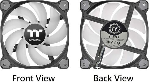 Thermaltake Pure Plus 12 RGB TT Premium Edition 120mm Software Enabled Circular 9 Controllable LEDs RGB PWM Case Radiator Fan 3Pack, TT RGB PLUS Software, AI Interactive Voice Control CL-F063-PL12SW-A in Kuwait