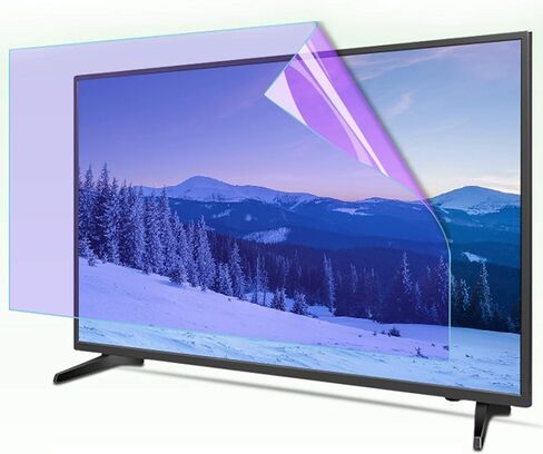 Anti Blue Light Screen Filter for 27-75 Inches TV Monitor Blocks Excessive Harmful Blue Light Reduce Eye Fatigue and Eye Strain (Color : Matte Version Size : 43 inch 942529mm) (Matte Version 32 inch in Saudi Arabia