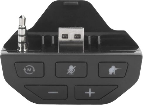Headset Adapter for Game Controller One, Sound Booster for Cat and Stereo Game (Black) in Saudi Arabia