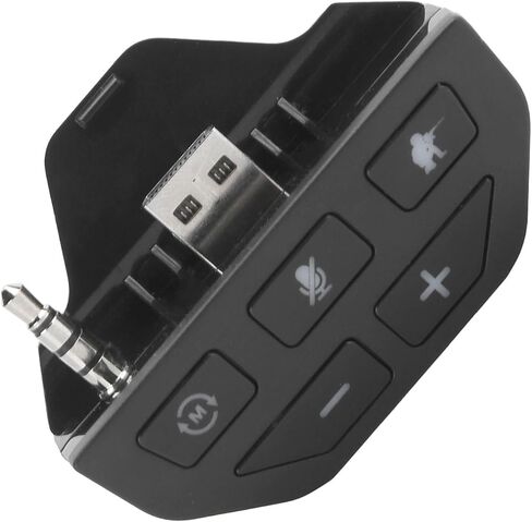 Headset Adapter for Game Controller One, Sound Booster for Cat and Stereo Game (Black) in Saudi Arabia