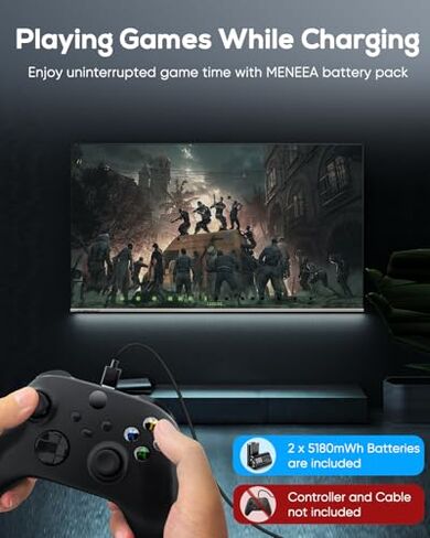 White RGB Cooling Fan Charging Stand for Xbox Series X Accessories with 2 X 5180mWh Battery Pack in Kuwait