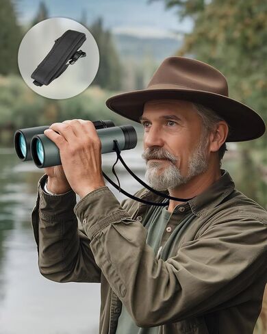 15x52 HD Binoculars for Adults High Powered - Large & Bright View, Lightweight, IPX7 Waterproof-Binoculars for Hunting Bird Watching Travel,Hiking, Travel, Cruise, Sports with Phone Adapter in Kuwait
