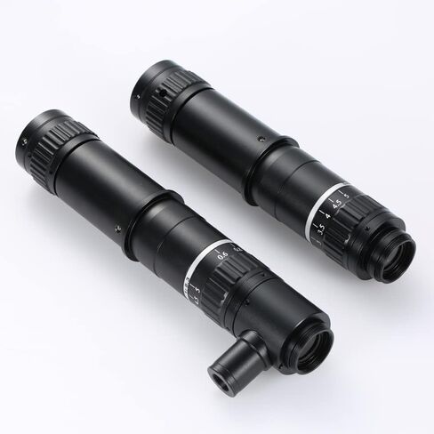 Industrial Video Microscope C-Mount Lens 500X 1000X Full Focus Large Magnification Magnifier Coaxial Point Light Source Lens (Color : Monocular lens, Size : 500X) in Kuwait