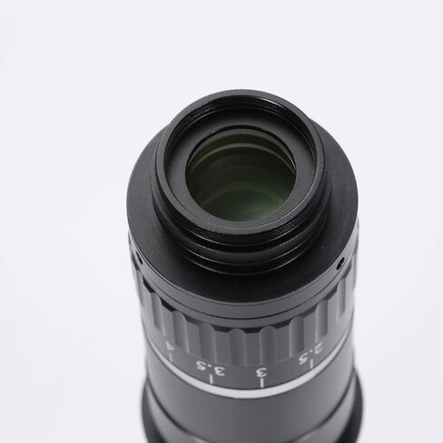 Industrial Video Microscope C-Mount Lens 500X 1000X Full Focus Large Magnification Magnifier Coaxial Point Light Source Lens (Color : Monocular lens, Size : 500X) in Kuwait