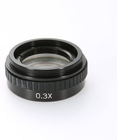 200X 500X 1000X 0.7X-5X Adjustable Magnification C Mount Zoom Lens For HDMI VGA USB Industrial Video Microscope Camera (Color : 0.3X) in Kuwait
