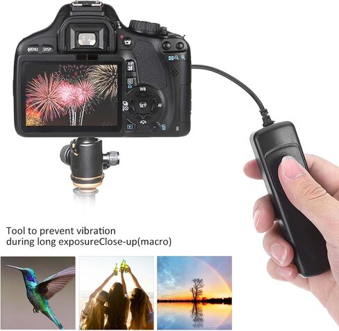 Versatile Shutter Release Remote Control for Series Cameras Perfect for Macro and Continuous 1m in Kuwait