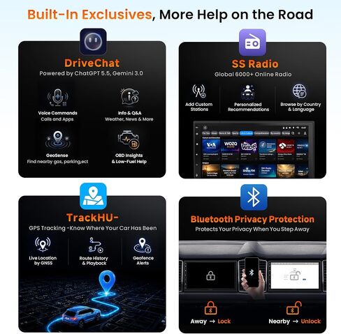 ATOTO S8L 7inch AI Android Double Din Car Stereo, w/OBD, 4G SIM+WiFi,4G+64G in Saudi Arabia