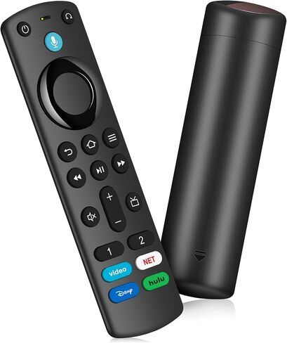 Replacement Remote for All Fire Series, TV Stick (HD, 4K, 4K Max, Lite), TV Cube, for Insignia/Pioneer/Smart TVs with Voice in Kuwait