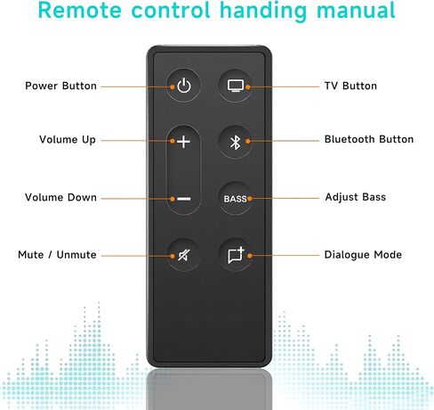 Replacement Remote Compatible with Bose Solo 5 10 15 Series II Soundbar IR Control TV Speaker TV Sound System, No Pairing, Just Add CR2032 Coin Cell in Saudi Arabia