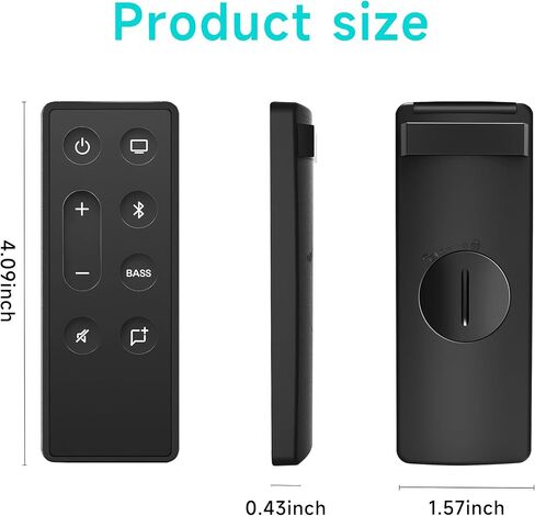 Replacement Remote Compatible with Bose Solo 5 10 15 Series II Soundbar IR Control TV Speaker TV Sound System, No Pairing, Just Add CR2032 Coin Cell in Saudi Arabia