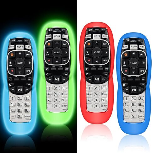 4 Pack Protective Case for DirecTV RC73 Remote Control,Silicone Cover Remote Controller Skin Sleeve Replacement Protector for DirecTV RC70,RC70H,RC71,RC71H,RC72,RC73B Glow in The Dark in Saudi Arabia
