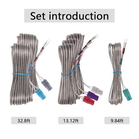 ExploreHome Set of 6 Home Theater Speaker Wire Cord Cable Fit for Sony Home Theater System DAV-HDX275 DAV-DZ1000 DAV-DZ150K DAV-DZ151KB DAV-DZ230 DAV-DZ295K DAV-DZ310 DAV-DZ555K DAV-DZ640K DAV-DZ780 in Saudi Arabia