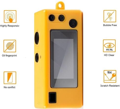 for Kodak Charmera Keychain Camera Screen Protector, New HD Clear Anti-Scratch Bubble Anti-Fingerprint Free PET Film, Compatible with KODAK CHARMERA Keychain Digital Camera [5 Pack] in Saudi Arabia