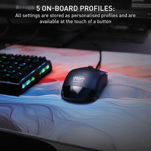 CHERRY XTRFY M50 Wired Gaming Mouse (Wired, Black) in Kuwait