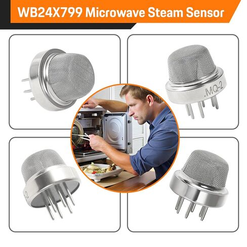 WB24X799 WB24X0799 Microwave Gas Steam Sensor for GE Fits Replace AP2024309 PS237391 EAP237391 DE32-60011A DE32-60013A Microwave Humidity Sensor Fit for Samsung Kemore Maytag Amana Microwave in Saudi Arabia