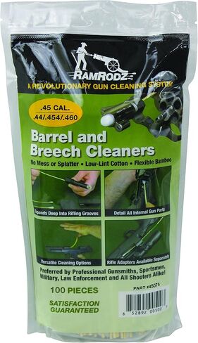 Barrel and Breech Cleaners (75-Pack).45-Caliber in Kuwait