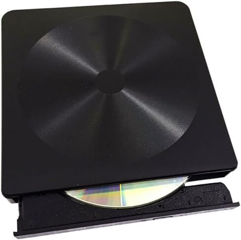 BESPORTBLE TypeC External DVD Drive USB 3.0 TypeC Interface ABS Black in Kuwait