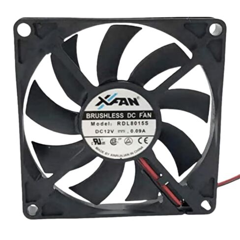 for RDL8015S 12V 0.09A 80X80X15MM 2-wire cooling fan in Kuwait