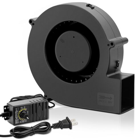 120mm Centrifugal Blower Fan, 12V DC Powered Fan with AC Plug in Saudi Arabia