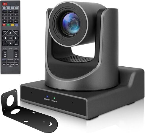 Super NDI PTZ Camera Controller Keyboard, 4D Joystick, 5" HD Real-Time Touch Screen, 4K@60fps Decoding, RS232, RS485, VISCA Pelco-D/P, PoE IP Controllers for Church Event Live Streaming in Kuwait