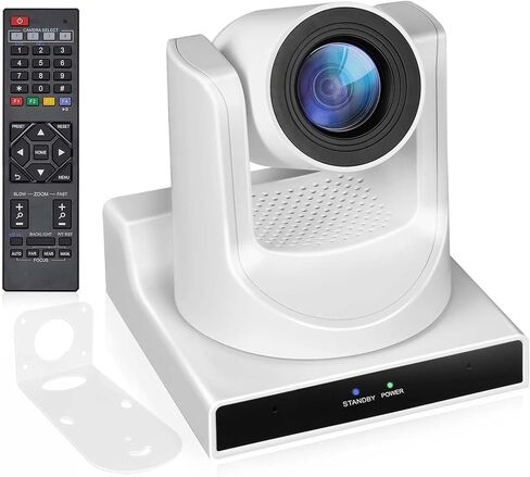 Super NDI PTZ Camera Controller Keyboard, 4D Joystick, 5" HD Real-Time Touch Screen, 4K@60fps Decoding, RS232, RS485, VISCA Pelco-D/P, PoE IP Controllers for Church Event Live Streaming in Kuwait