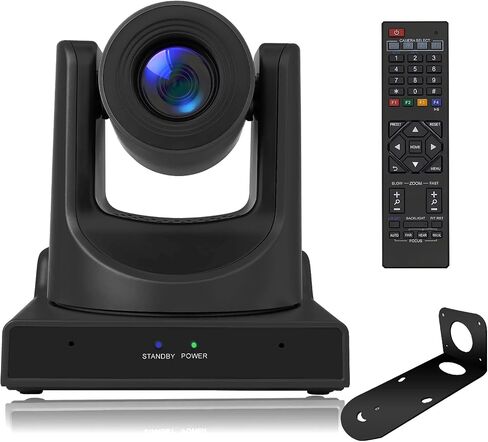 Super NDI PTZ Camera Controller Keyboard, 4D Joystick, 5" HD Real-Time Touch Screen, 4K@60fps Decoding, RS232, RS485, VISCA Pelco-D/P, PoE IP Controllers for Church Event Live Streaming in Kuwait