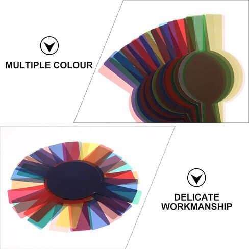20pcs Camera Light Filter Board Color Correction Accessory PVC in Kuwait