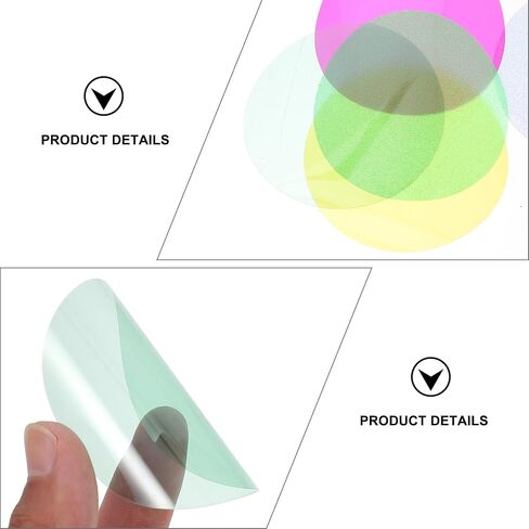 8pcs Colour Filter Sheet PVC Light Colour Filter for Color Correction in Kuwait