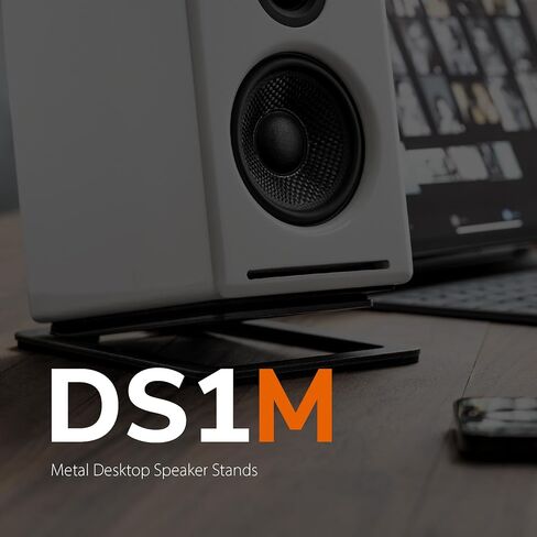 مكبرات صوت Audioengine A2 ذات إصدار محدود باللون الأسود غير اللامع مع DS1M باللون الأسود المعدني in Saudi Arabia