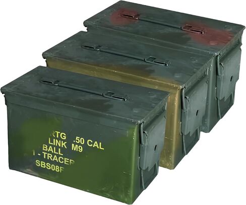Ammo Can Man M2A1 50 Cal Ammo Can Grade 2 (Pack of 3) - Various Stenciling in Saudi Arabia