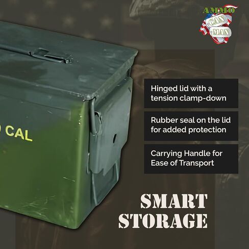 Ammo Can Man M2A1 50 Cal Ammo Can Grade 2 (Pack of 3) - Various Stenciling in Saudi Arabia