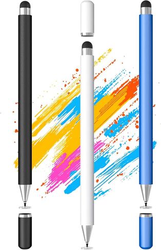 DIGIROOT Stylus Pen for Touchscreen, 2-in-1 Stylist Pens, 3Pcs Stylus in Kuwait