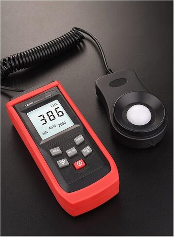 Light Meter, Digital Handheld Light Meter New Split Spring Design FC LUX Conversion TA8131 Illuminometer Flexible Sensor Probe 0-100000 Lux in Saudi Arabia