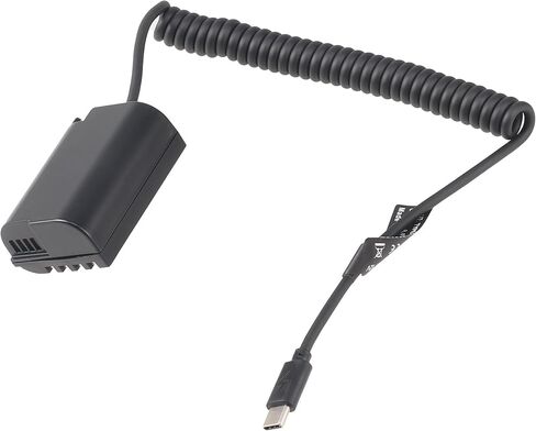 USB Type-C to DMW-BLK22 Dummy Battery Power Adapter for Panasonic S5 S5II S5IIX S5K S5C GH6 GH5II G9 G9II GH3 GH4 GH5 GH5s GH7 Camera Continuous Video Recording in Saudi Arabia