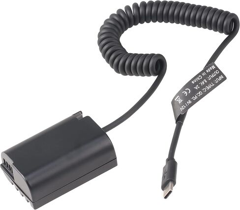 USB Type-C to DMW-BLK22 Dummy Battery Power Adapter for Panasonic S5 S5II S5IIX S5K S5C GH6 GH5II G9 G9II GH3 GH4 GH5 GH5s GH7 Camera Continuous Video Recording in Saudi Arabia