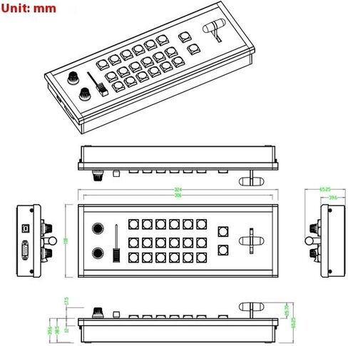 SMC755-VMIX Switcher Live Broadcast, Artifact MIDI Keyboard Director Recording Station in Saudi Arabia