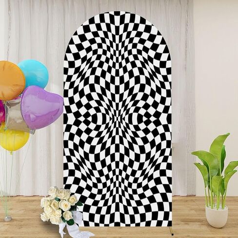 7.2FT Arch Backdrop Cover Seamless Plain Mixture Dark Spring Teal Color Wedding Arch Cover Spandex Fitted Stretchy Backdrop Stand Covers for Birthday Party Wedding Decoration in Kuwait