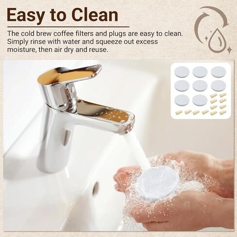Reusable Cold Brew Coffee Filters & Stoppers for Toddy Cold Brew System in Saudi Arabia