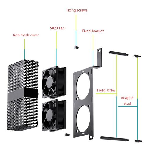 Heatsink Cooler, Computer Memory Radiator Cooling Fan for DDR DDR2 DDR3 DDR4 DDR5 Active Radiators ARGB Cooler Fan for Memory Module Cooling in Saudi Arabia
